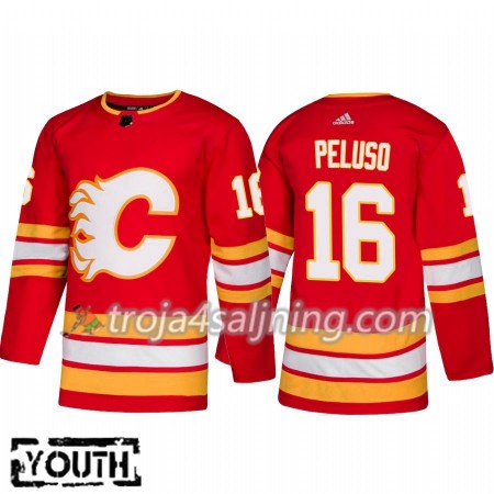 Calgary Flames tröja Anthony Peluso 26 Alternate 2018-2019 Adidas Authentic - NHL Tröjor Barn